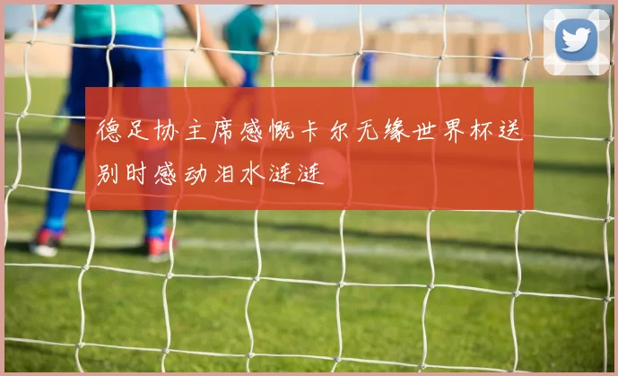 德足协主席感慨卡尔无缘世界杯送别时感动泪水涟涟